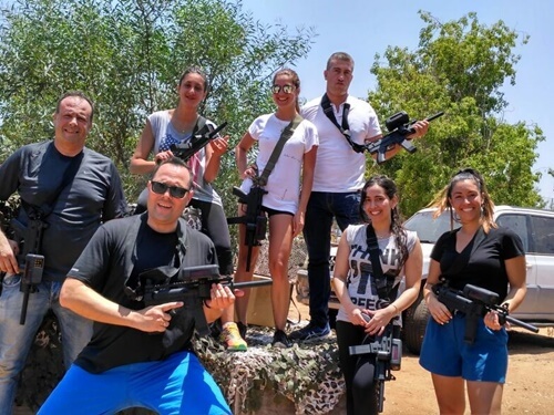 לייזר טאג אדרנלין בשטח